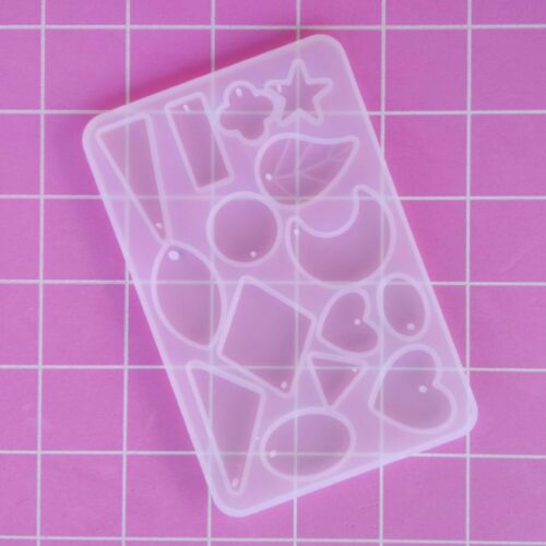 Silicone pierced medallions mould