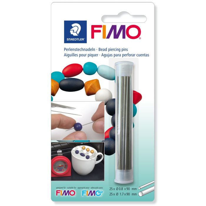 Fimo Bead Bead Piercing Pins