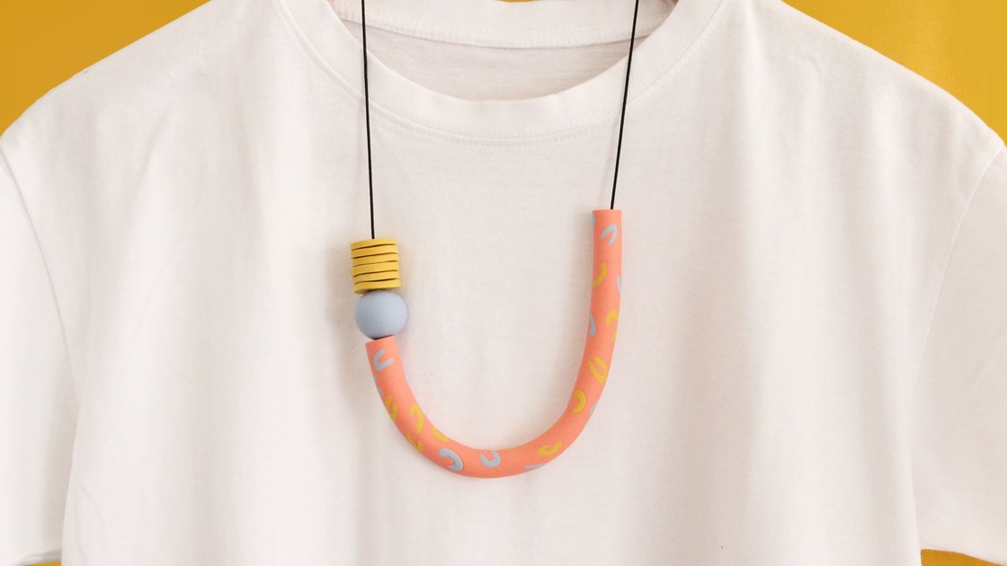 clayShop.eu Statment necklace fimo09